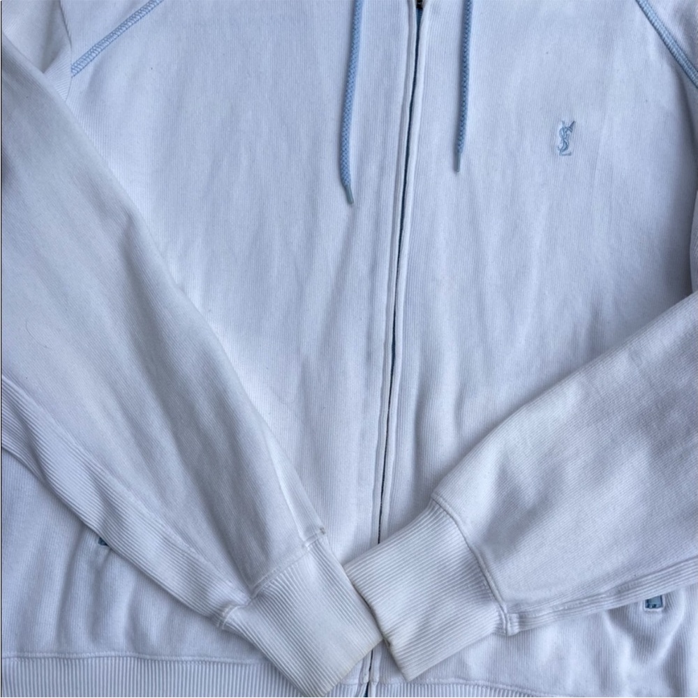 ysl zip up hoodie